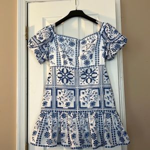 Milly Brand New Otilia Tile Dress Size 10